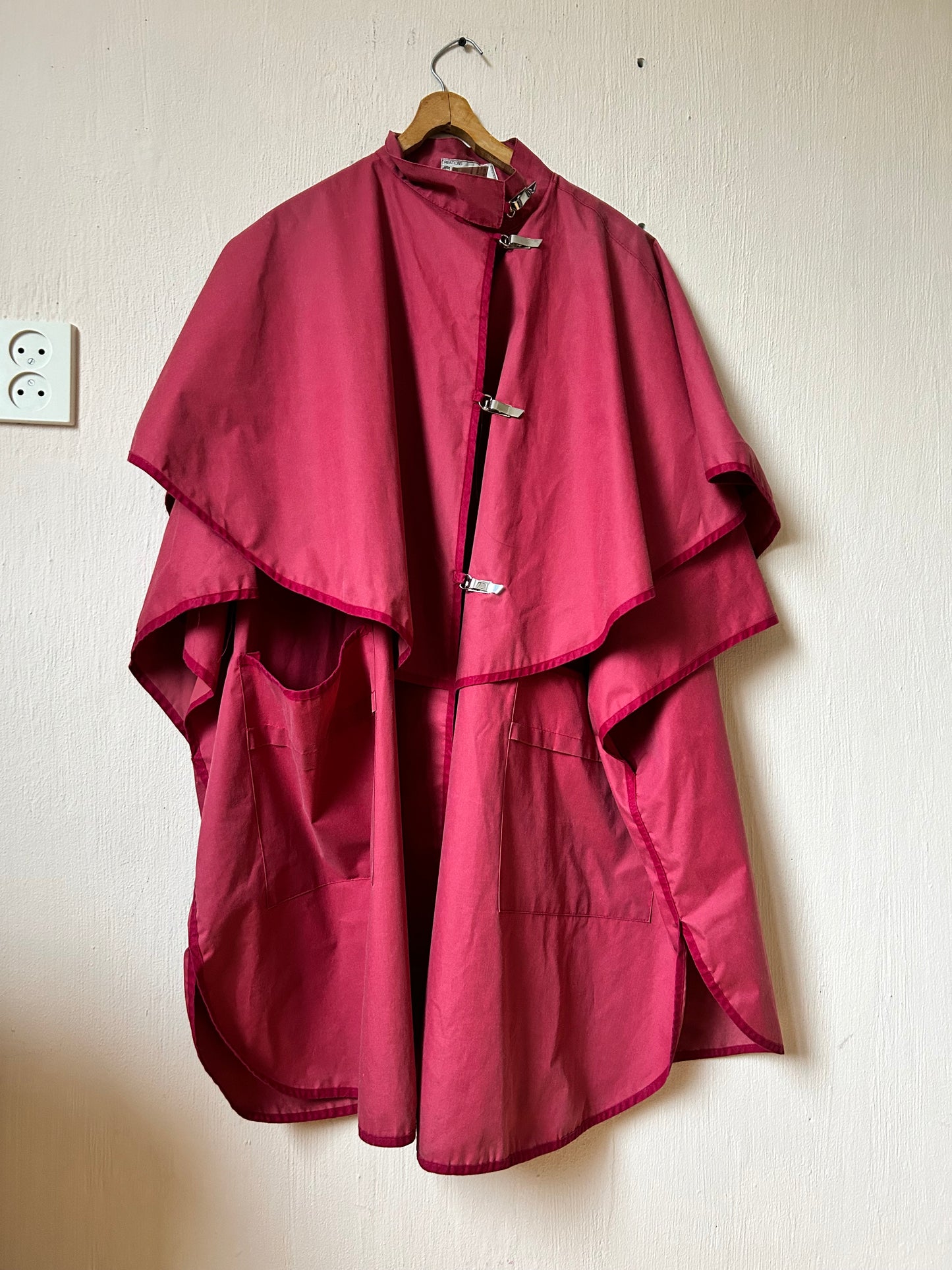 Vintage cape raincoat