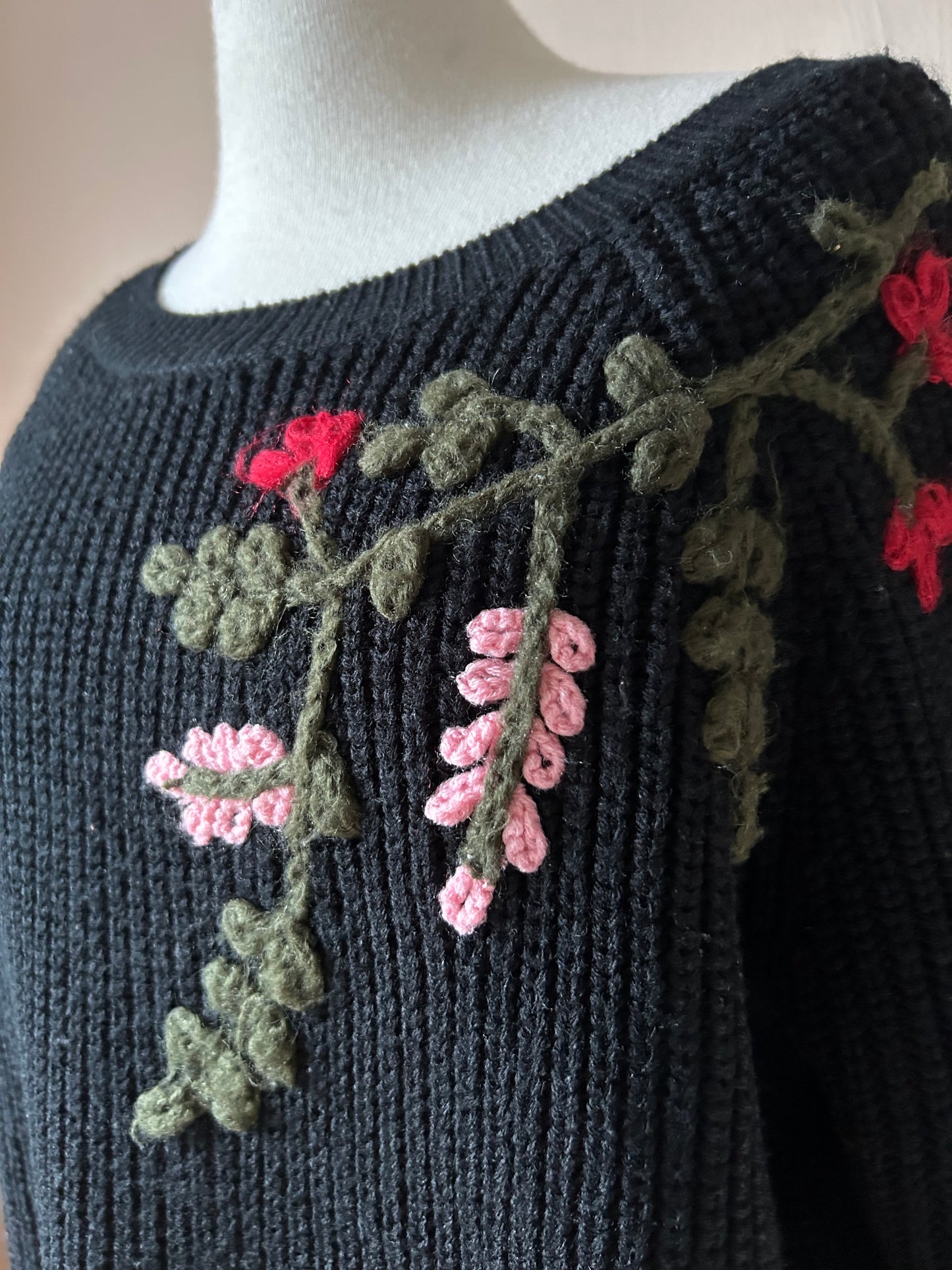 Embroidered sweater