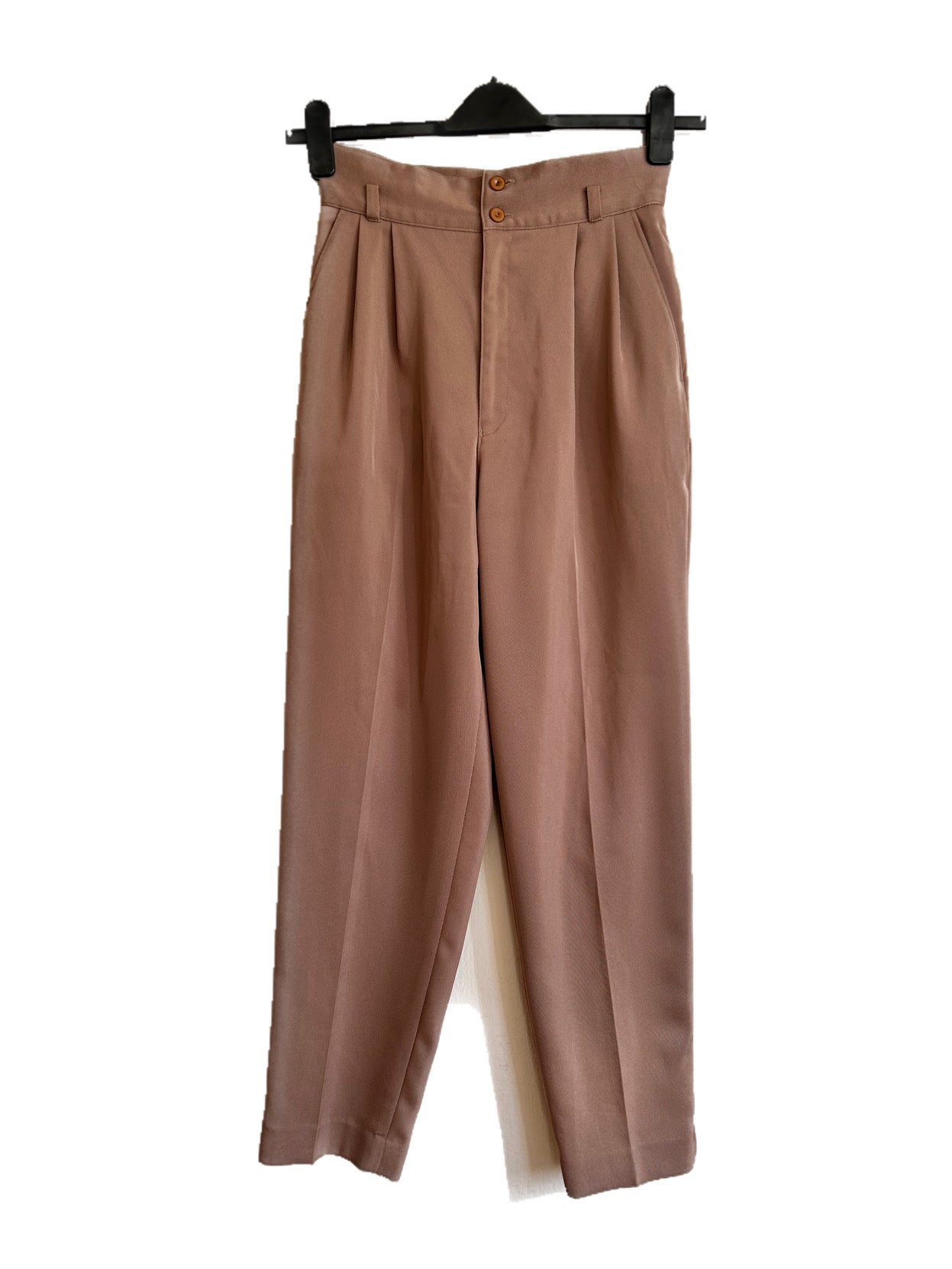 Pleated high waist pants