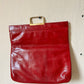 Vintage leather clutch