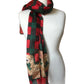 Silk Christmas foulard