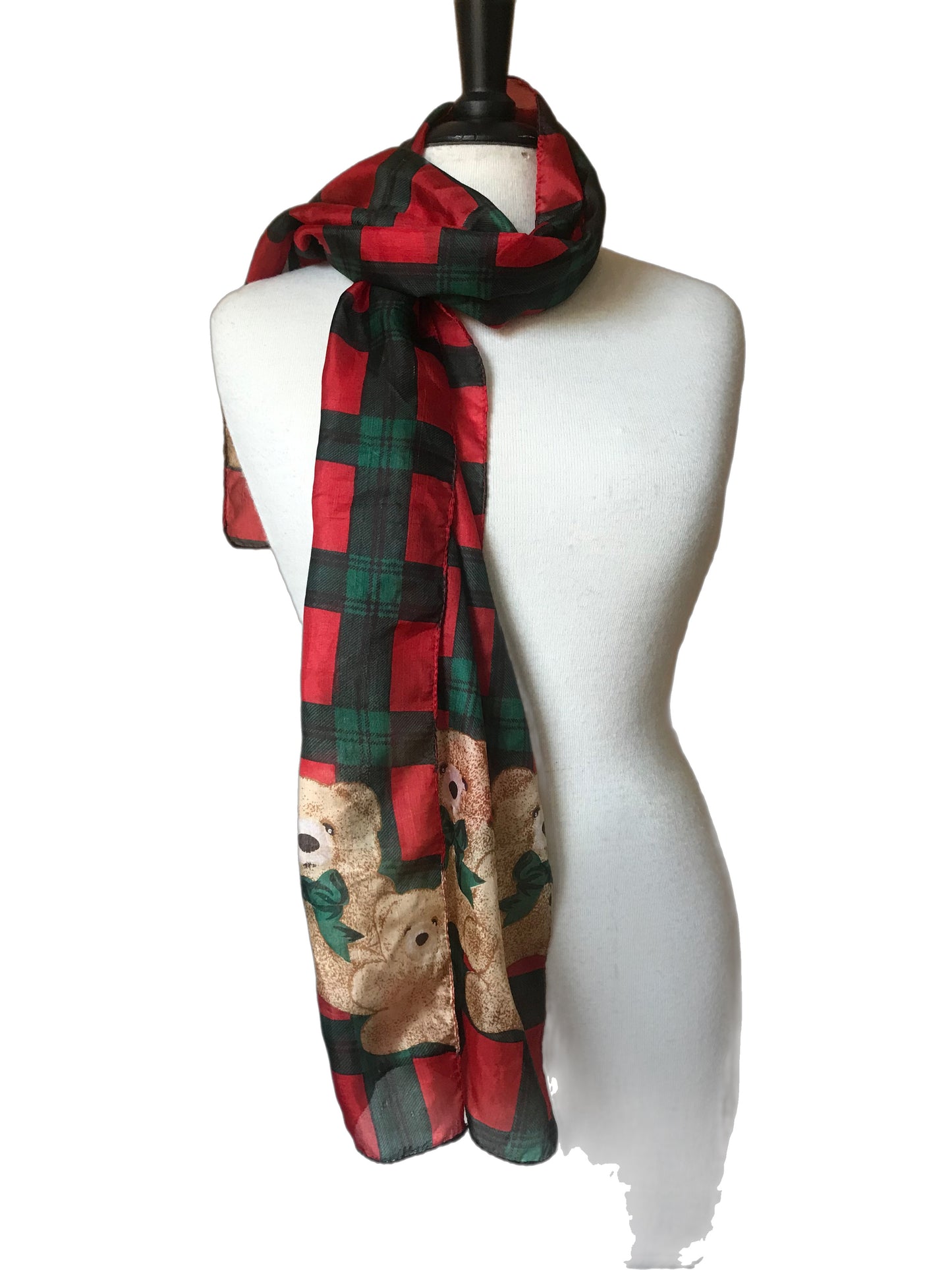 Silk Christmas foulard