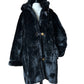 Faux fur hoodie coat L/XL