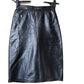 Vintage leather skirt