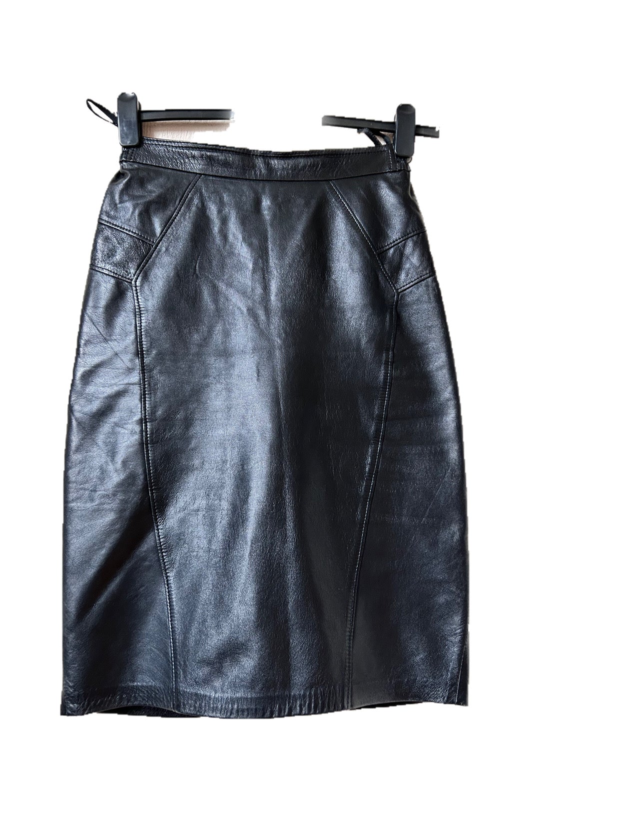 Vintage leather skirt