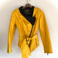 Rare design belted Leather jacket