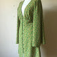 70s flared sleeve dress