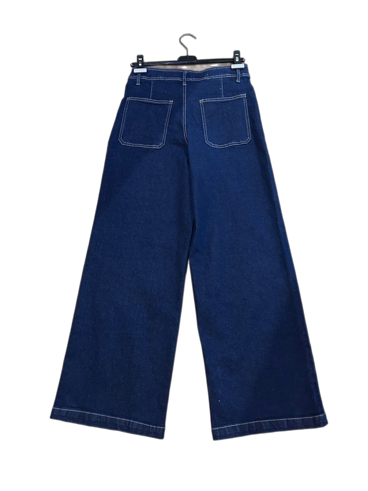 Wide leg culotte jeans