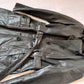 Leather trench-coat