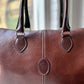 Vintage leather handbag