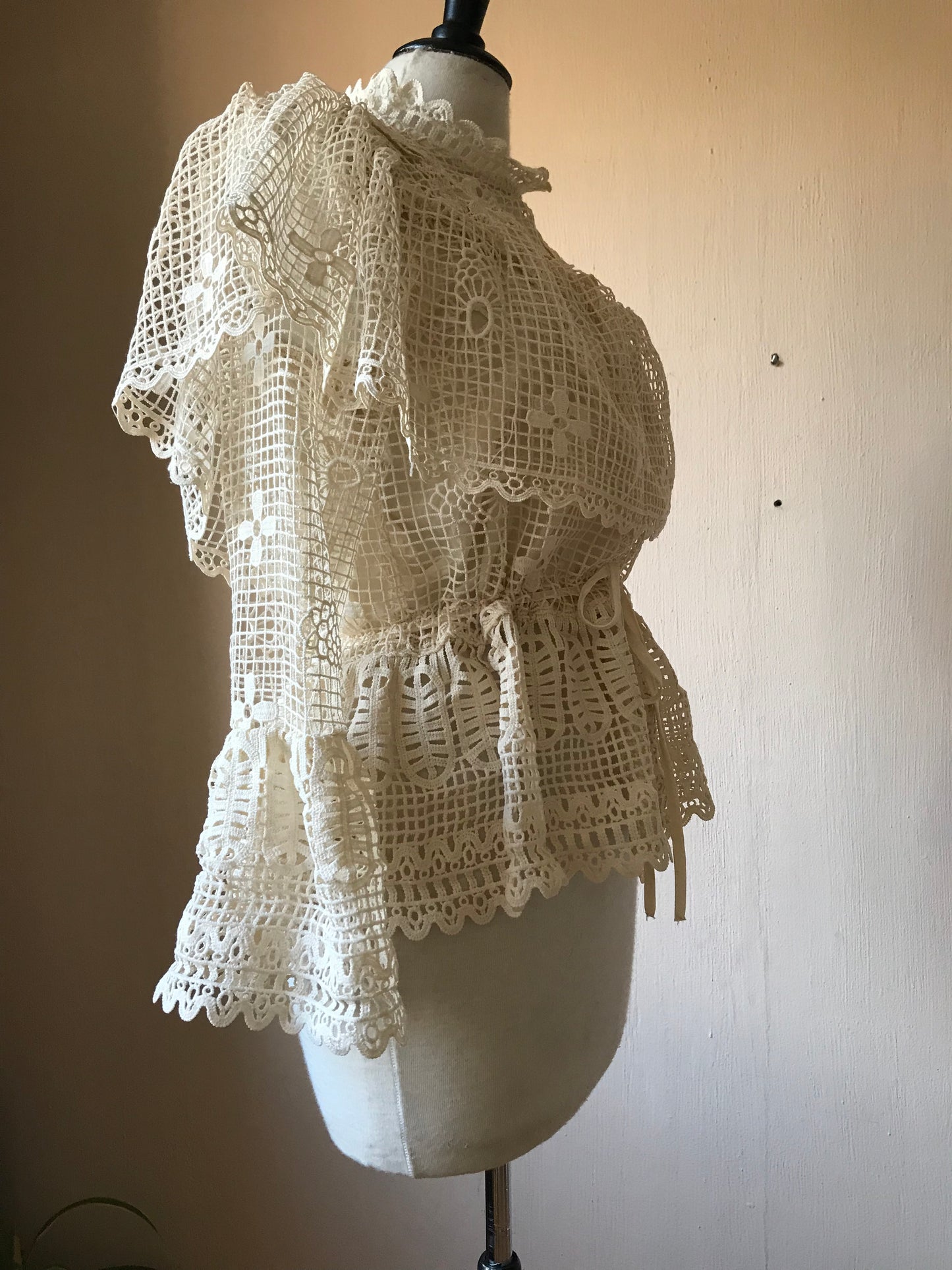 Vintage crochet blouse