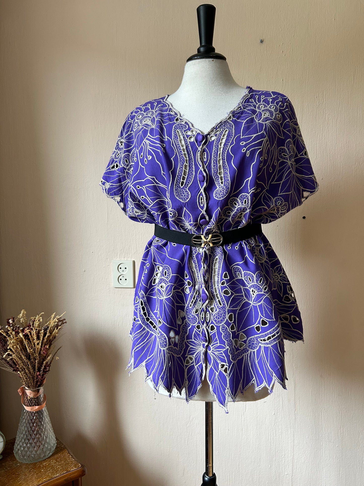 Vintage butterfly blouse