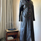 Vintage maxi leather coat