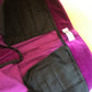 Purple velvet pants (L)