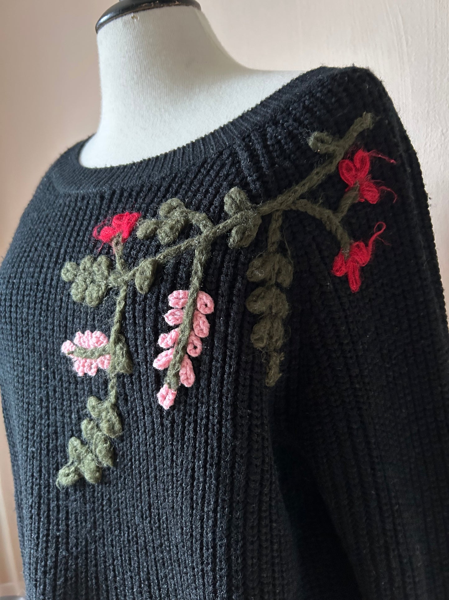 Embroidered sweater