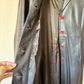 Vintage maxi leather coat