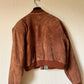 Vintage suede bomber jack