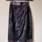 Vintage satin & lace cocktail skirt