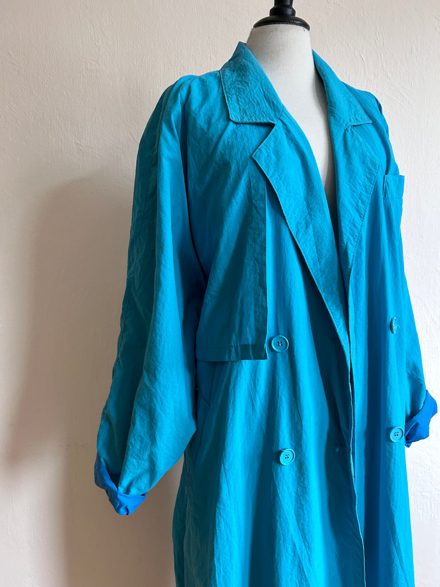 90s Vintage maxi trench coat