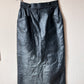 Maxi leather skirt S