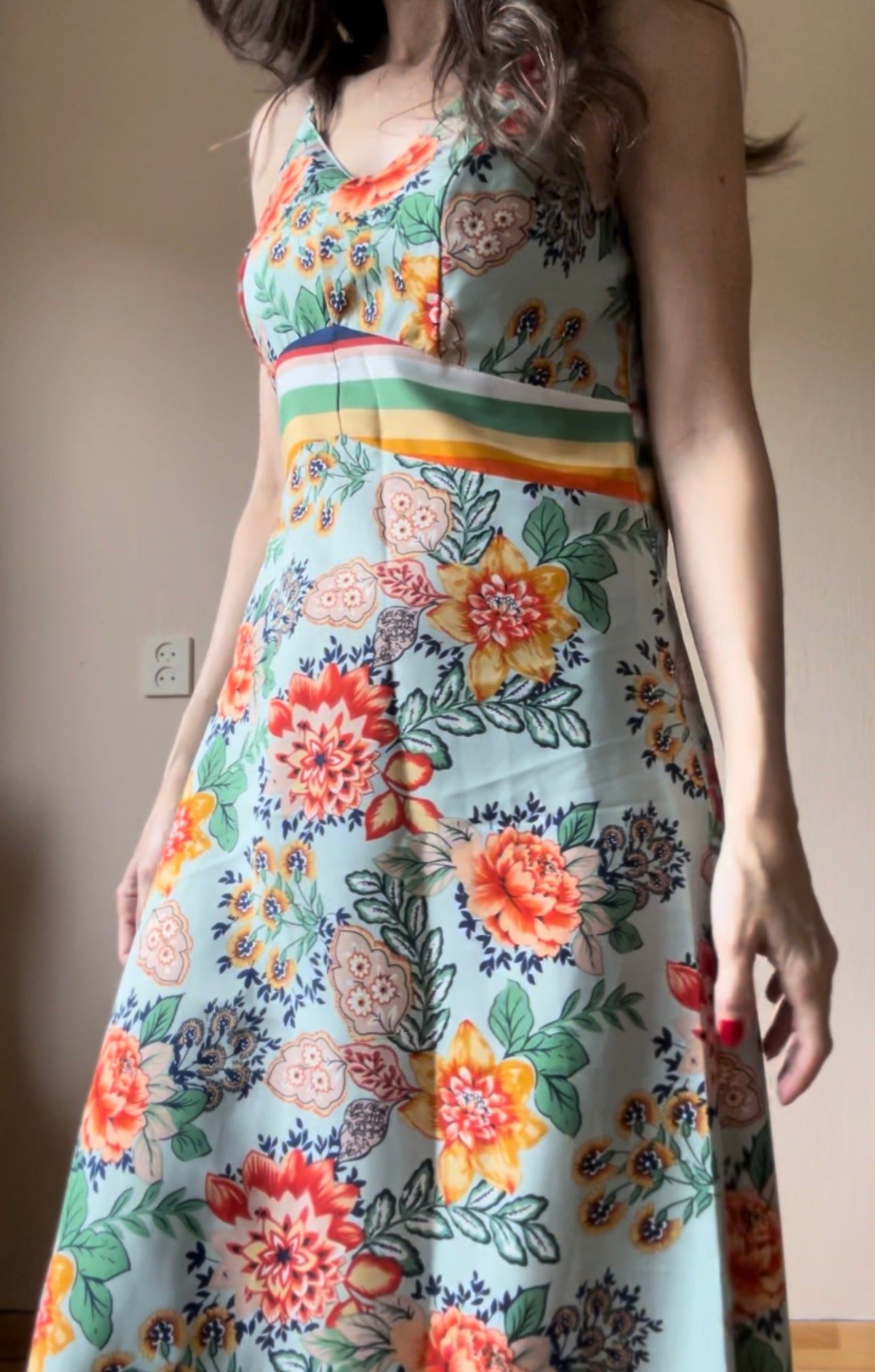 Vintage maxi summer dress