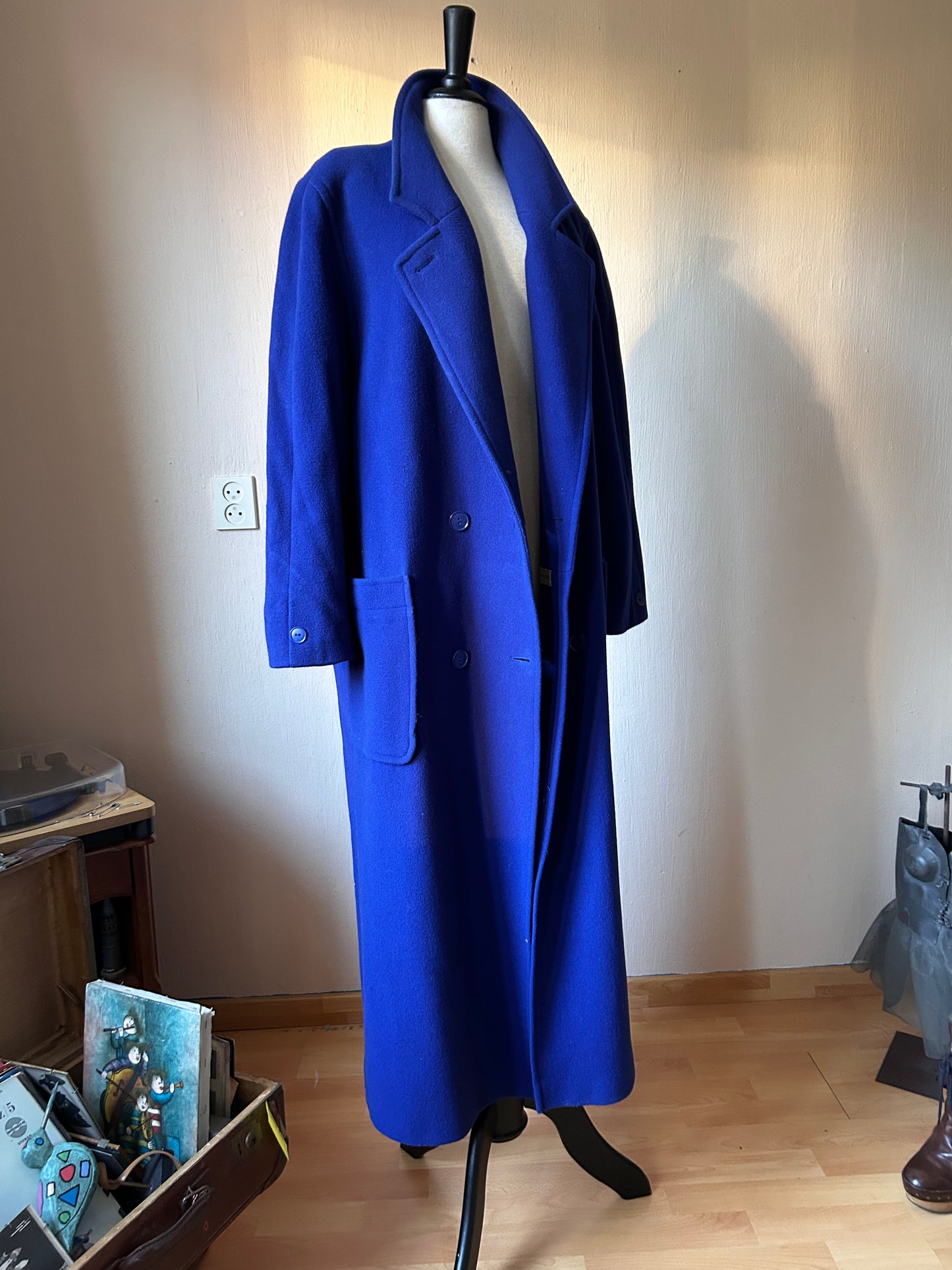 Vintage wool maxi coat