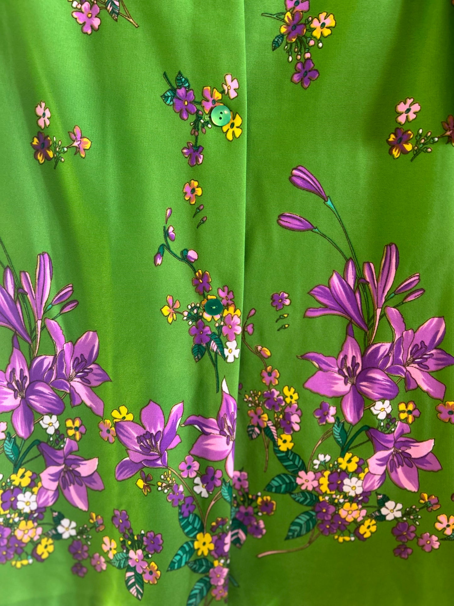 70s vintage dress XL