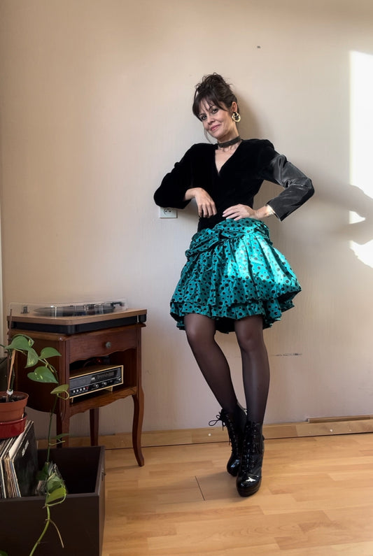 80s vintage party dress