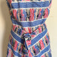 Vintage tie belt dress 70s