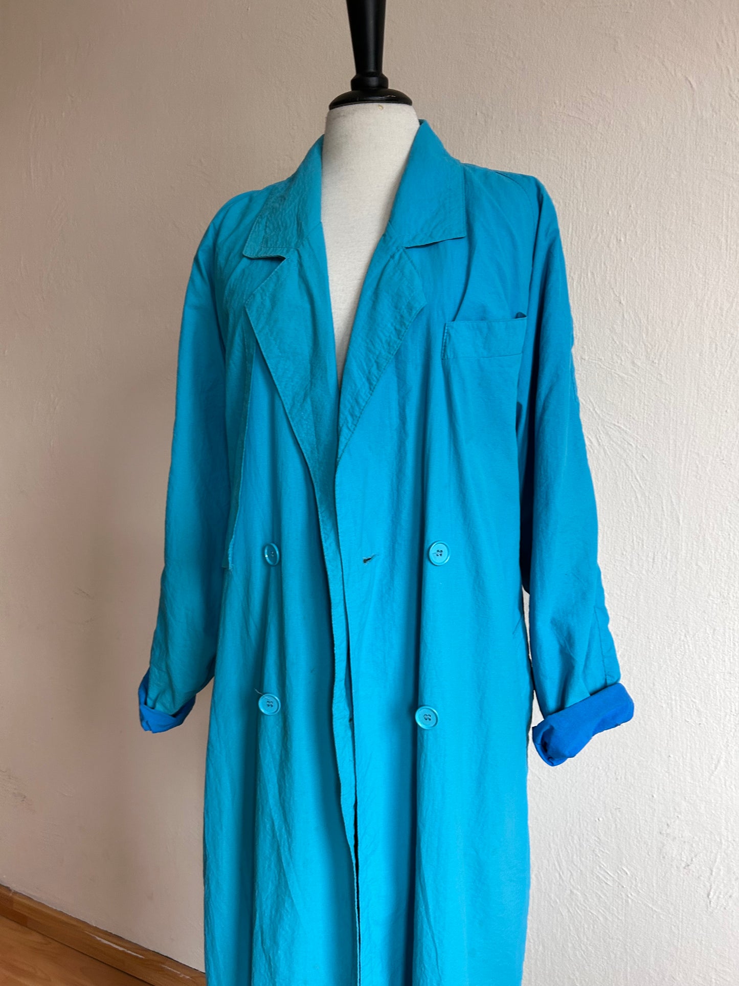 90s Vintage maxi trench coat