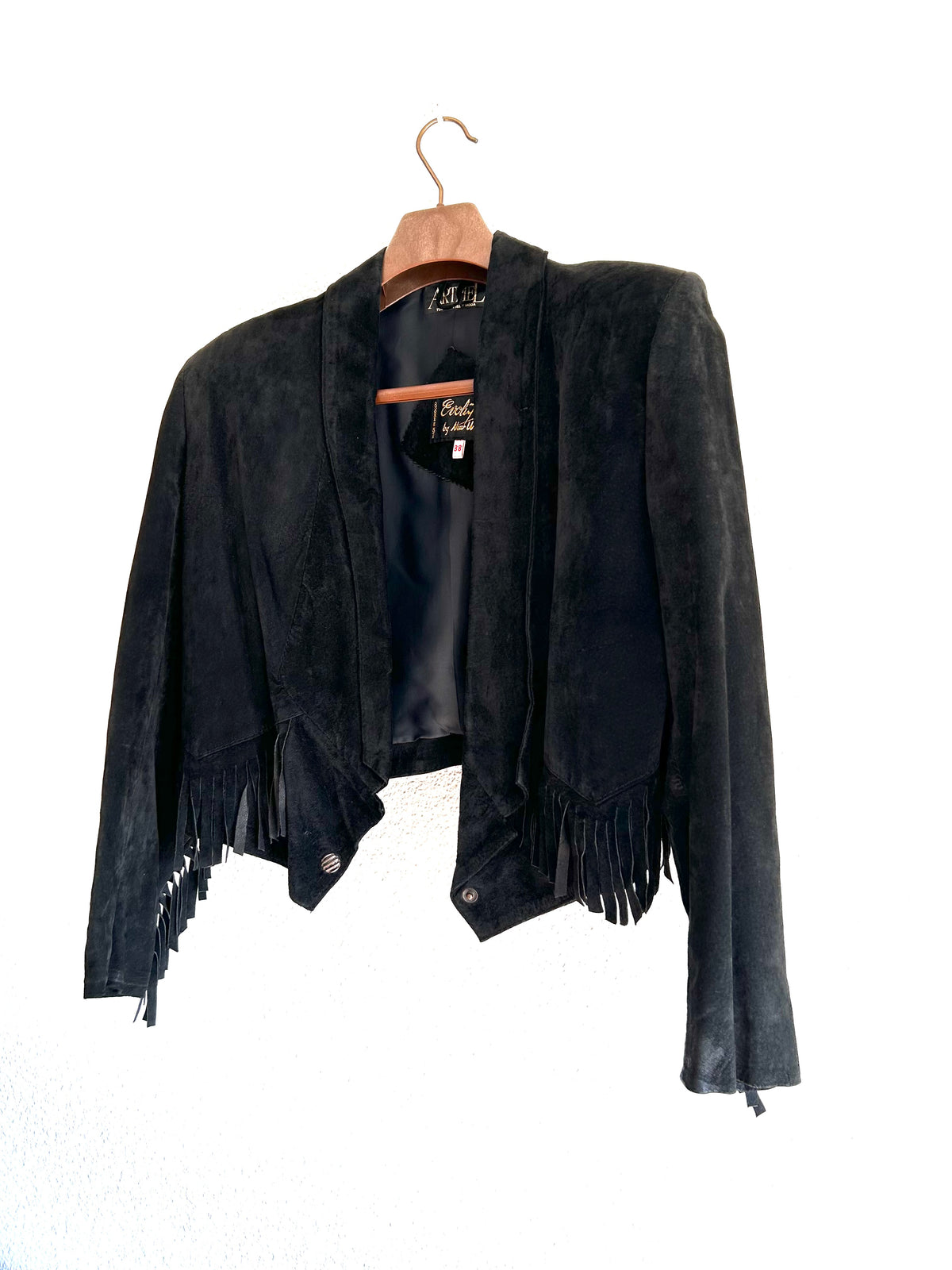 Vintage Fringe Suede jacket M