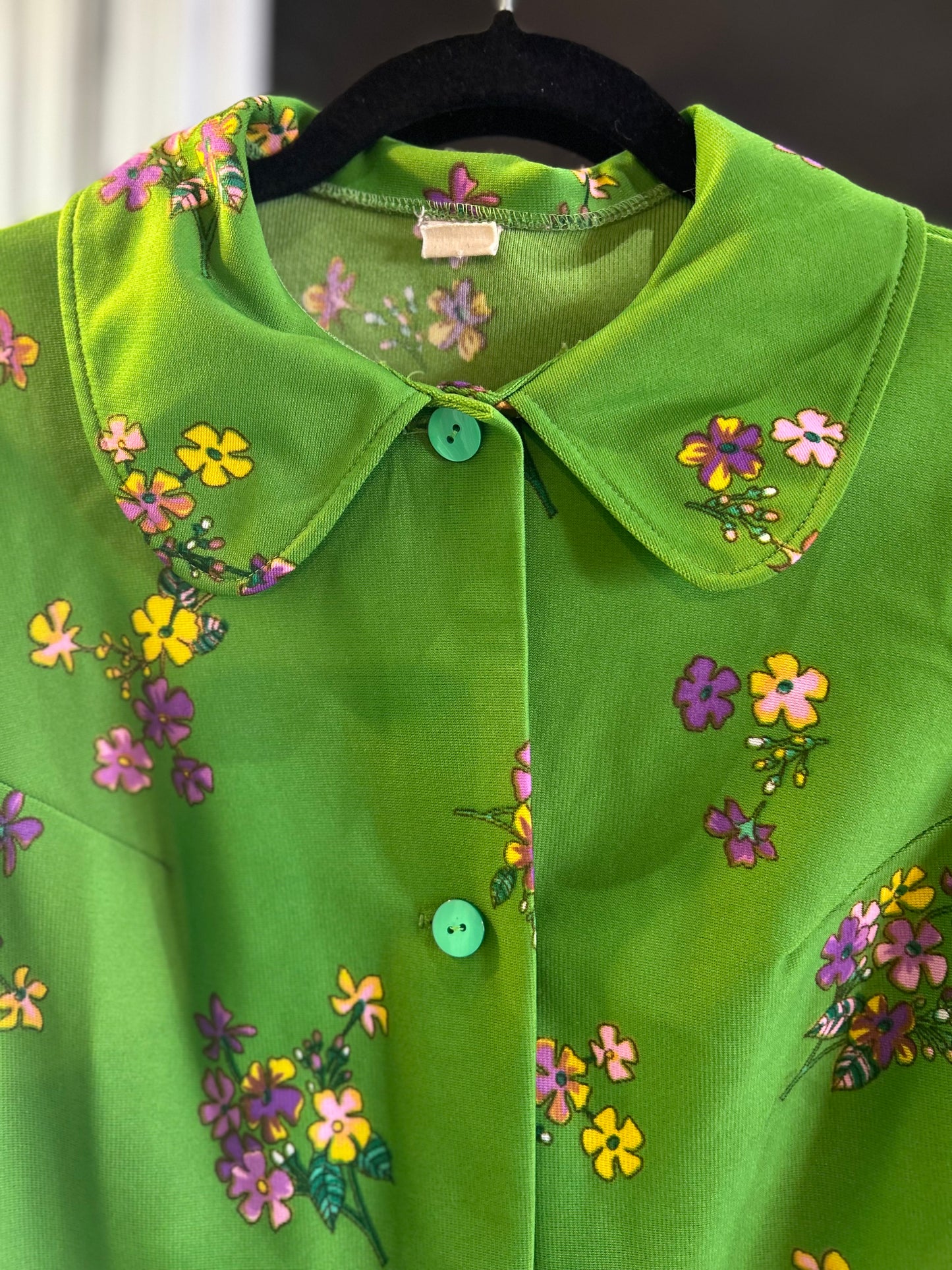 70s vintage dress XL