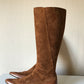 Vintage suede boots