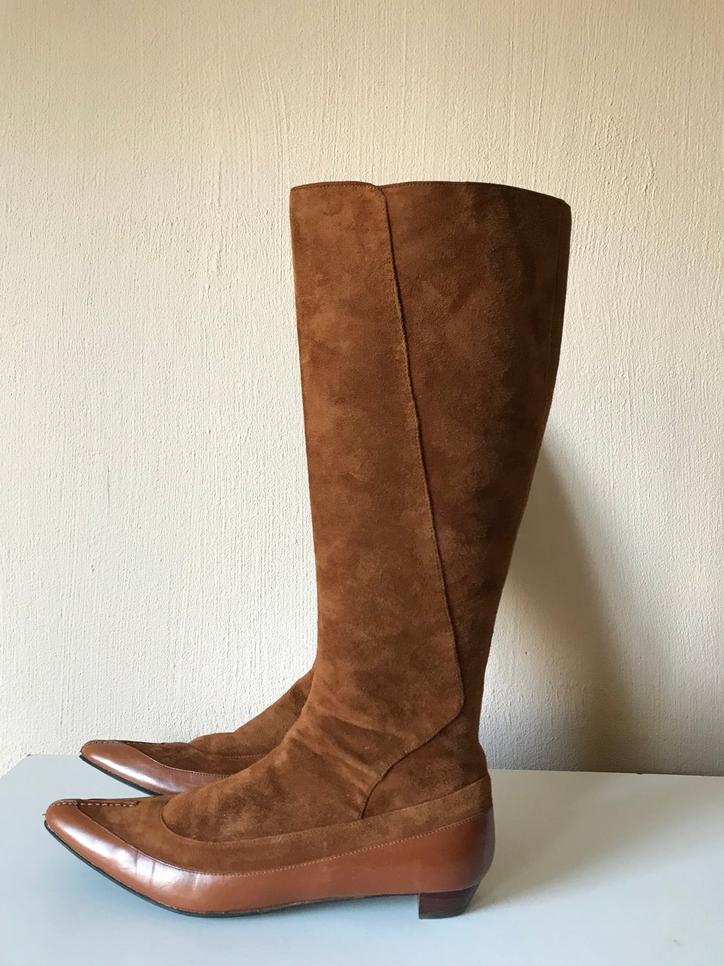 Vintage suede boots