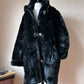 Faux fur hoodie coat L/XL