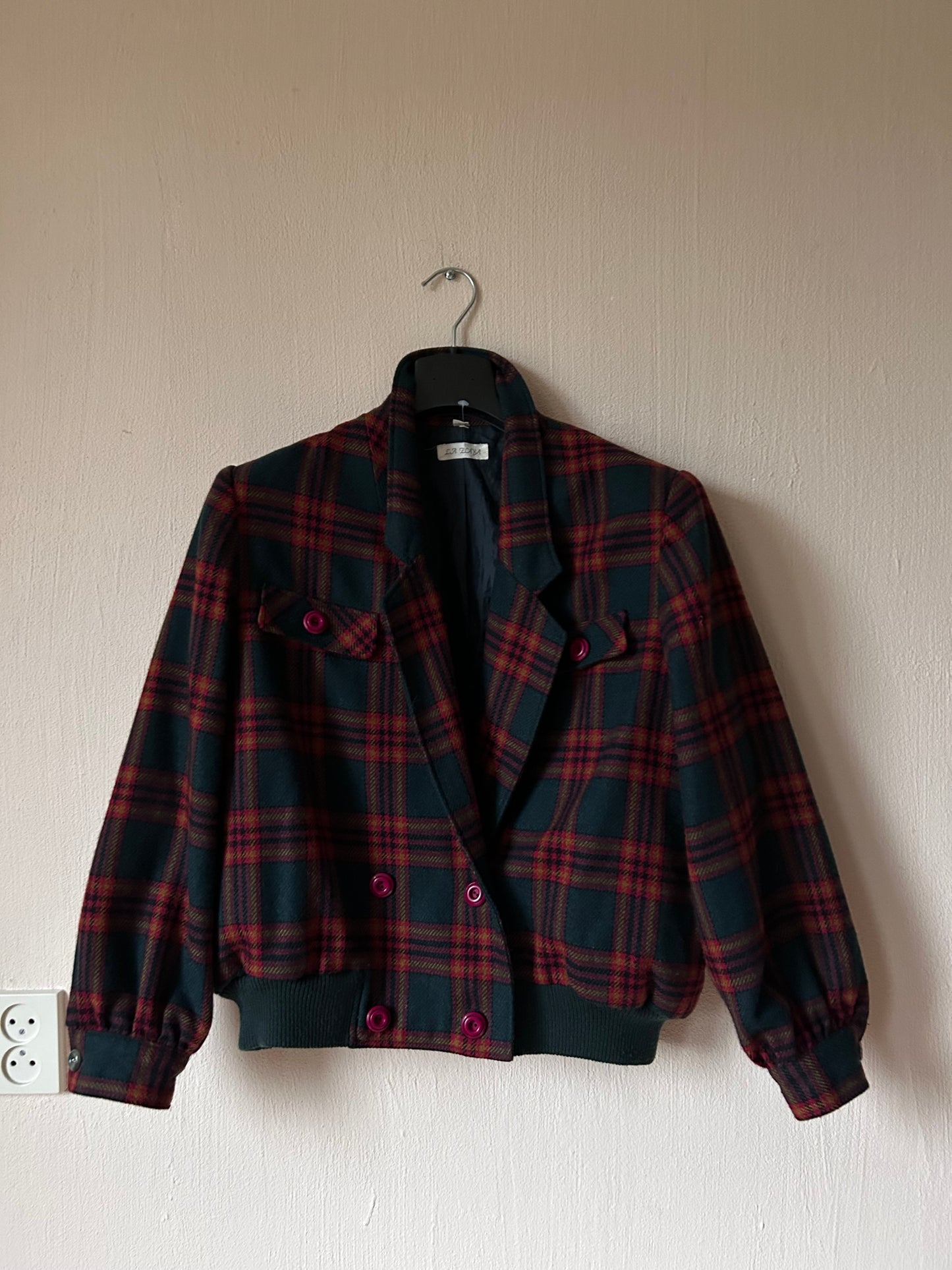 Vintage wool bomber