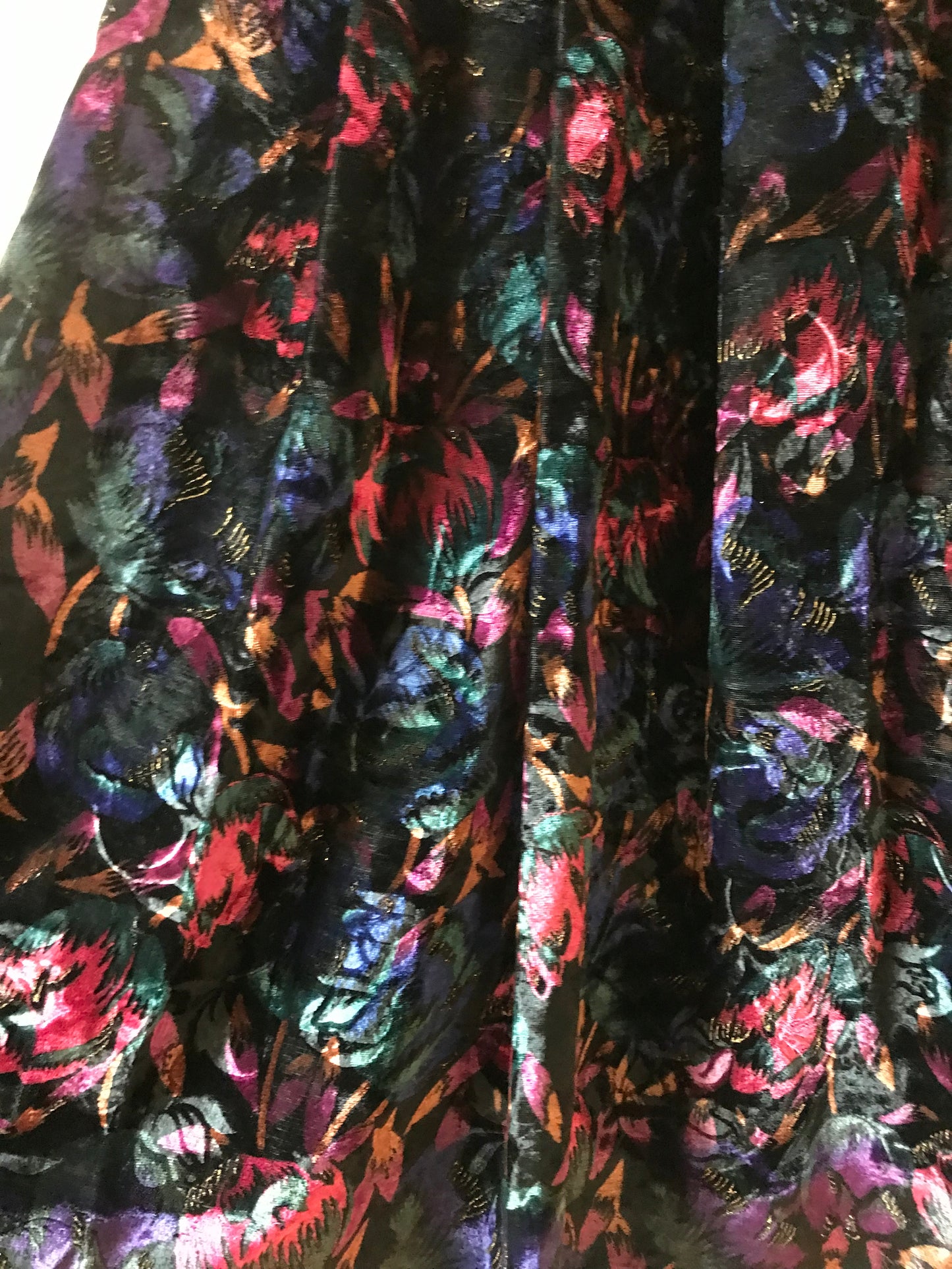 Vintage velvet skirt