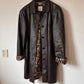 80s vintage leather coat