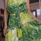 Long belted summer dress