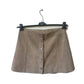 70s mini suede skirt