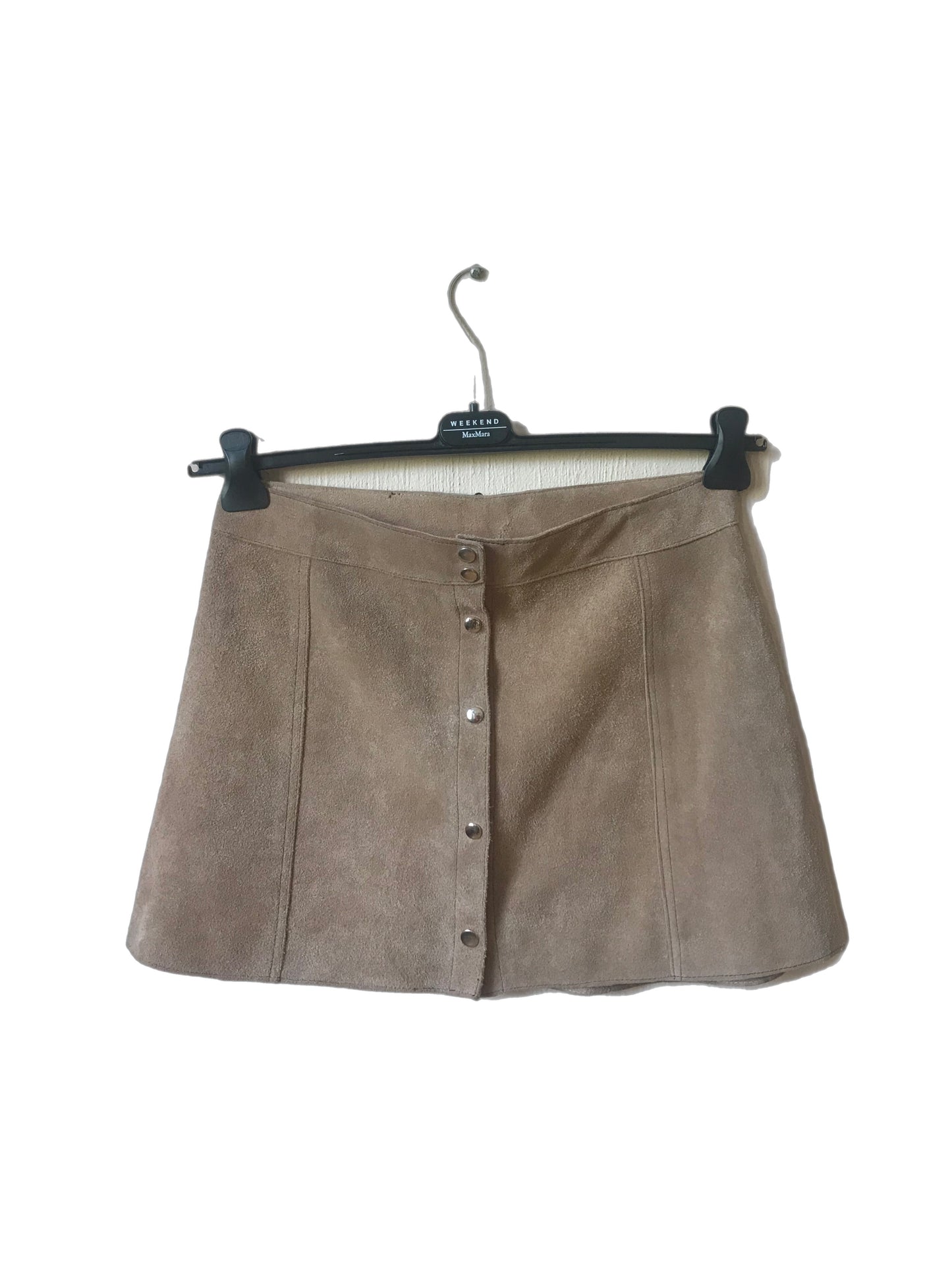 70s mini suede skirt