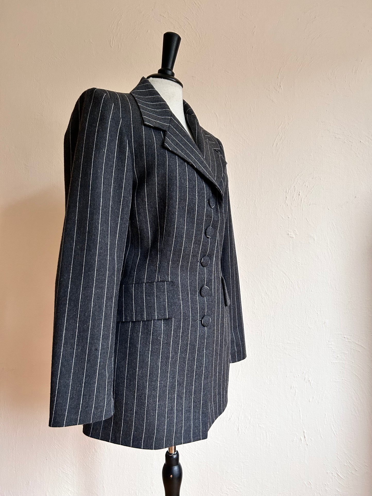 90s classic 3 button front blazer