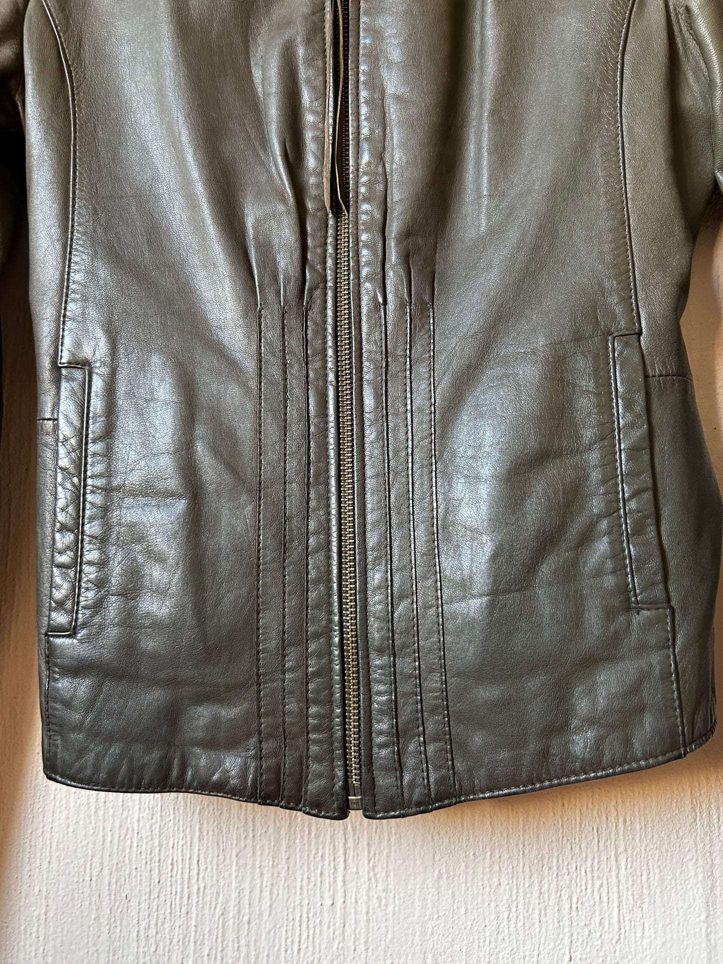 Essentiel Antwerp leather biker