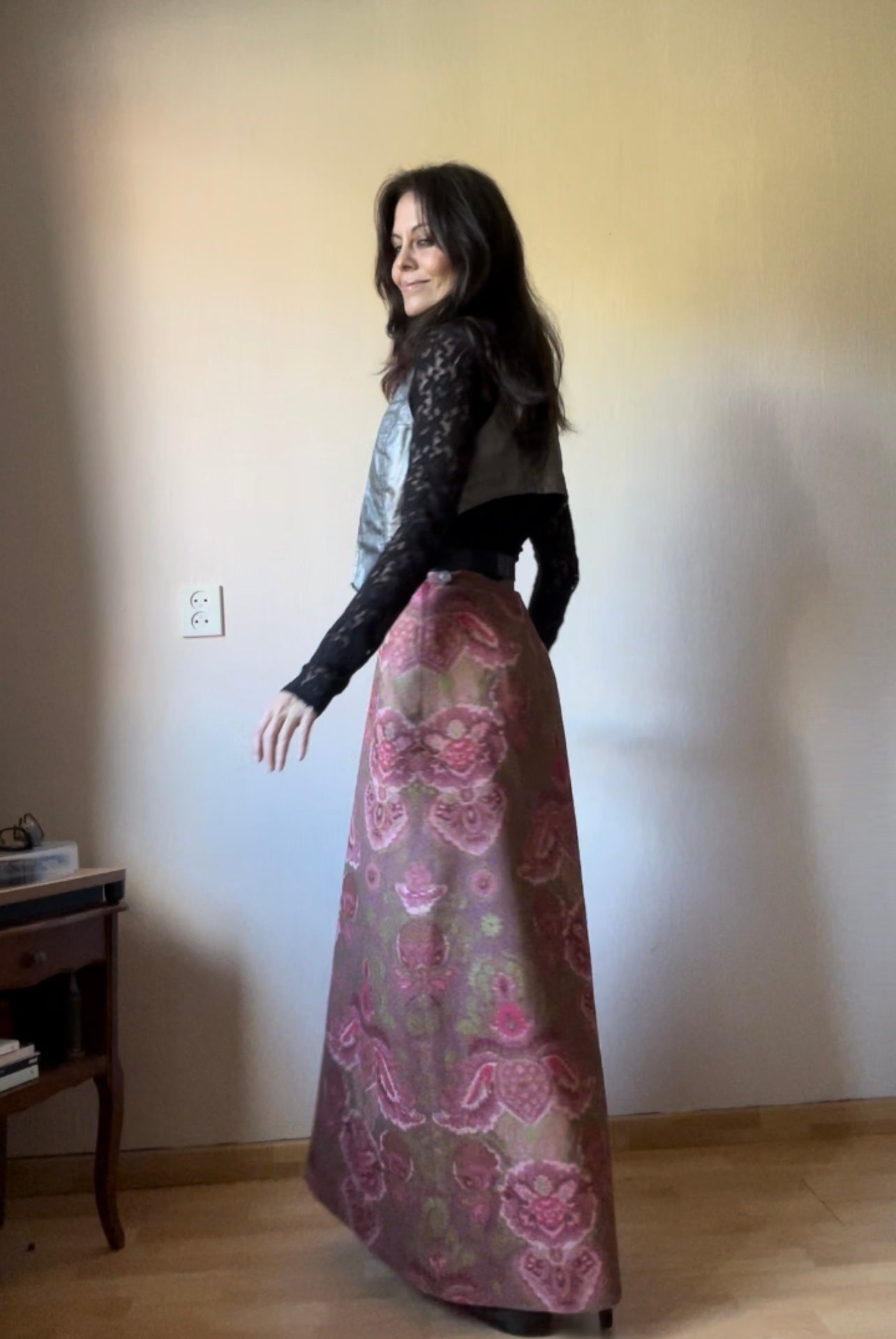 70s maxi skirt