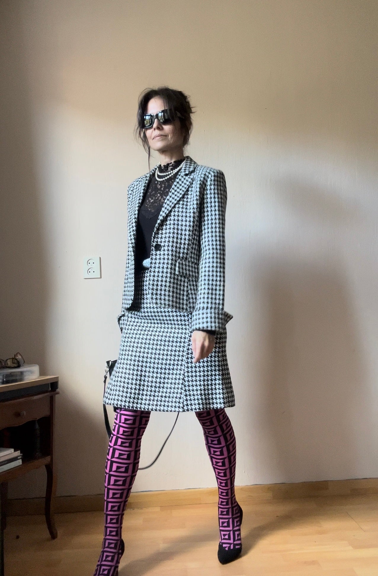 Houndstooth tailleur