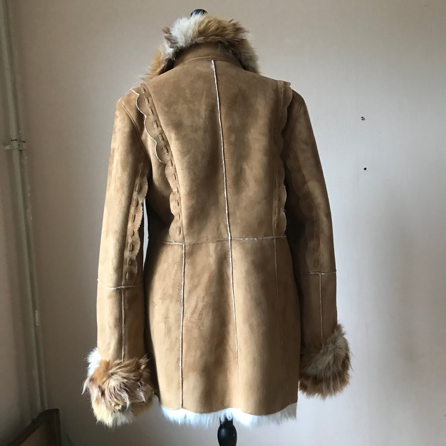 Balmain faux fur coat