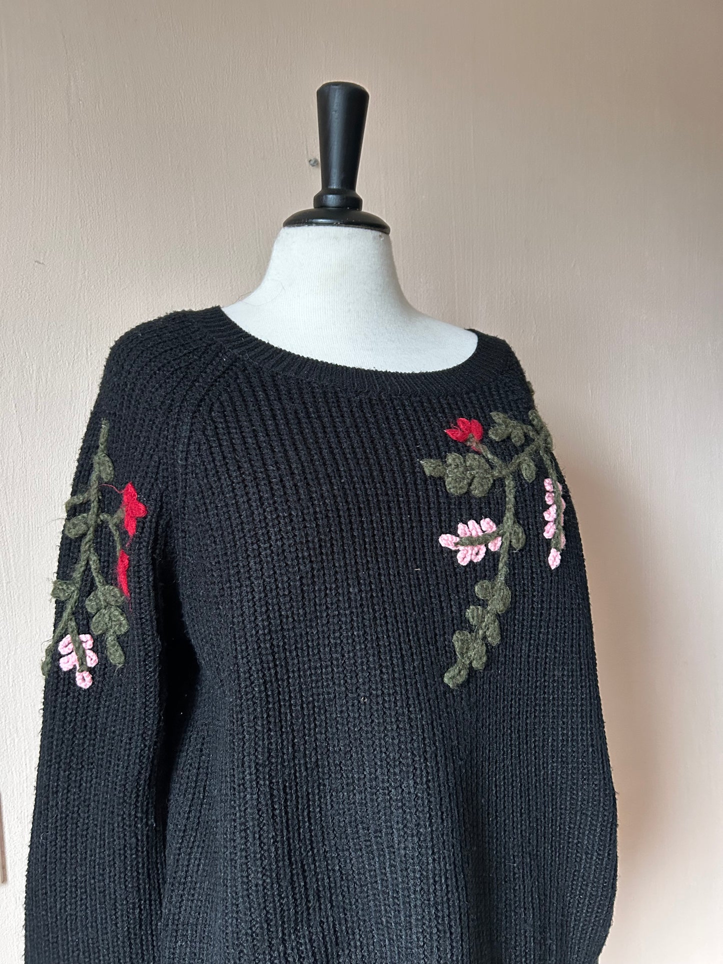 Embroidered sweater