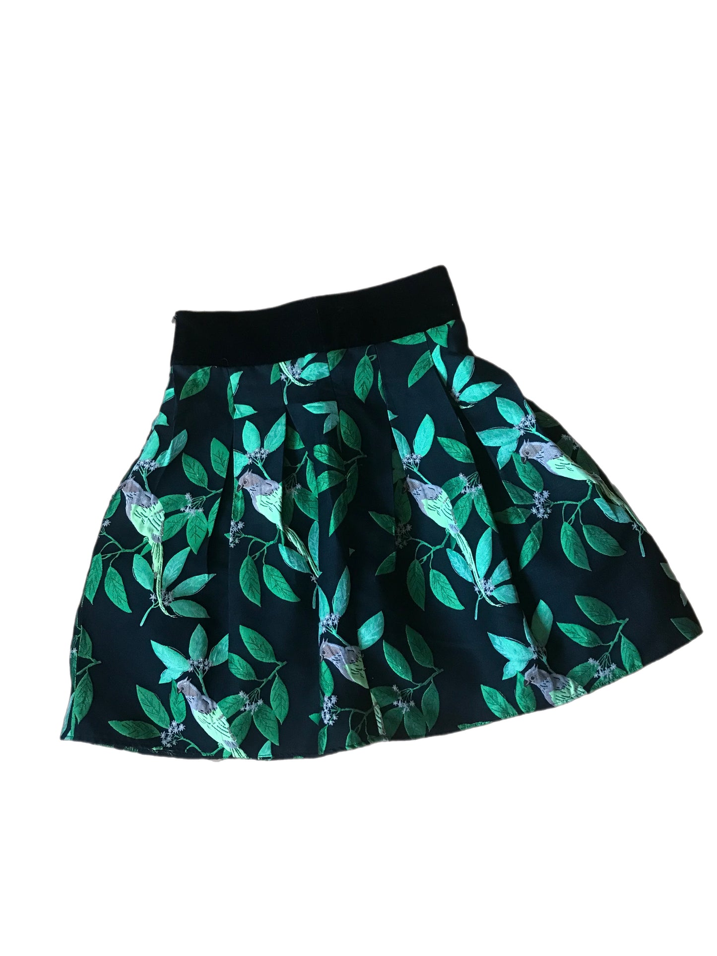 Vintage pleated mini skirt