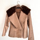 Mario Valentino leather jacket ( L)
