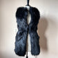 Faux fur vest